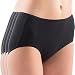 Produktbild HERMKO 1150 4er Pack Damen Maxi-Slip mit elastischen Abschlüssen aus 100% Bio-Baumwolle, Farbe:schwarz, Größe:48/50 (XL)