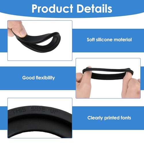 Image of RV Toilet Seal, Flush Ball Seal Gasket 385311652 Replacement Part Compatible with Dometic 300 /310 /320 Models, Rubber RV Toilet Gasket Replacement Kit Solves Camper Leakage Problems (2 Pack)