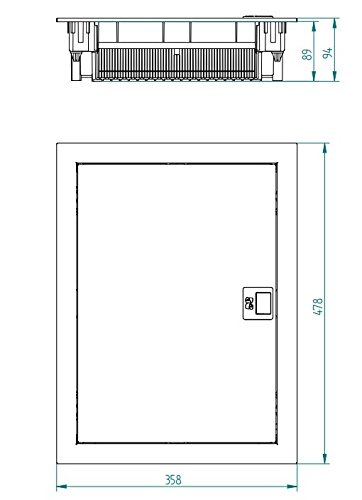 Boîte de distribution encastrée 24 modules pour logement - 5
