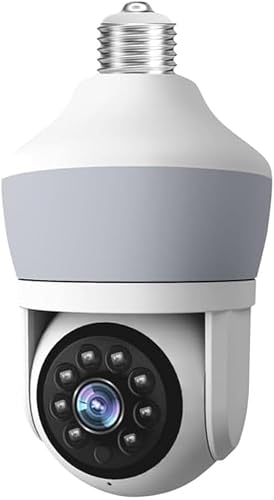 DP43 Bulb-type Motion Tracking Night Vision Smart Camera Supports Voice Intercom(White)