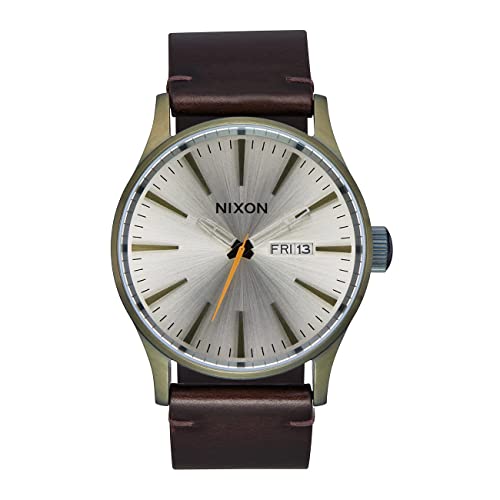 Montre Nixon A105-5093-00 mixte analogique avec bracelet en cuir élégant pour le quotidien