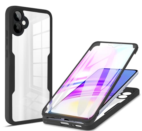 Coque anti rayure Samsung Galaxy A05 avec film écran antichoc noir