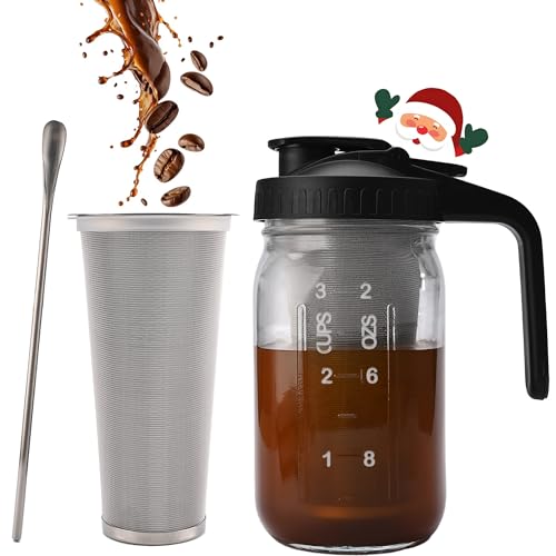 Cafeteira Cold Brew, jarra de vidro durável (946 ml)