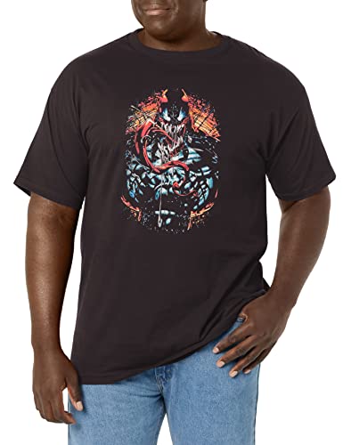 T-shirt Marvel rouge foncé homme : fini les logos délavés et les cols détendus