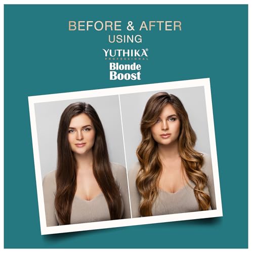 Image of Yuthika Professional Blonder Powder for Hair 250g, Blonde Boost Hair Lightning Powder with Conditioning Actives, Upto 8 Levels Lift, Visible Effect on All Hair Types