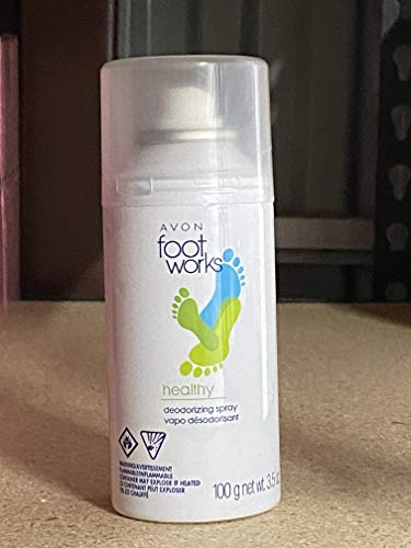Avon Foot Works Healthy Deodorizing Spray 3.5 Oz.