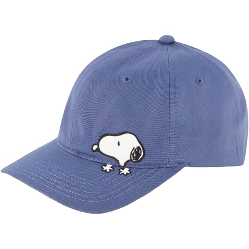 Casquette Snoopy Concept One réglable adulte coton noir visière courbée baseball