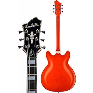 Hagstrom SUVIK-BLK Guitare électrique semi-creuse 6 cordes Noir brillant Manderin - Les Beatles, Paul McCartney, John Lennon, RIngo Starr, George Harrison Hagstrom SUVIK-BLK Guitare électrique semi-creuse 6 cordes Noir brillant Manderin – Image 4