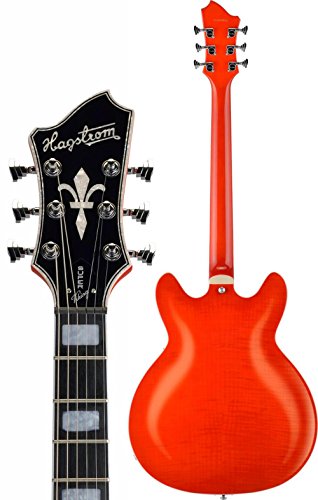 Hagstrom SUVIK-BLK Guitare électrique semi-creuse 6 cordes Noir brillant Manderin - Les Beatles, Paul McCartney, John Lennon, RIngo Starr, George Harrison Hagstrom SUVIK-BLK Guitare électrique semi-creuse 6 cordes Noir brillant Manderin – Image 5