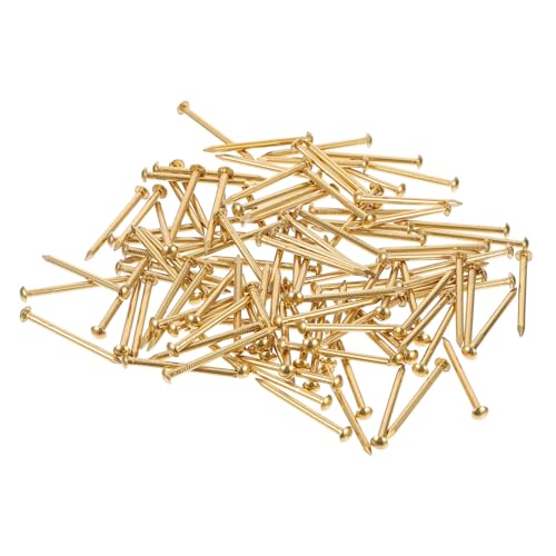 Clavos cabeza redonda de cobre 250g en pack, sujetadores fuertes para muebles miniatura 1