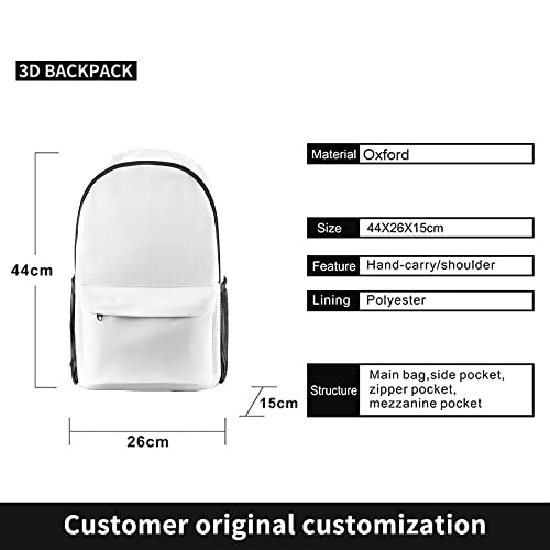 Anime Backpacks Casual Laptop Backpack Travel Bags for Men Women2