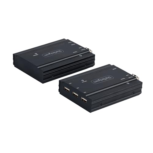 Image of StarTech 4K 60Hz HDMI KVM Extender Over Fiber, SFP+ Kit, 300m, TAA