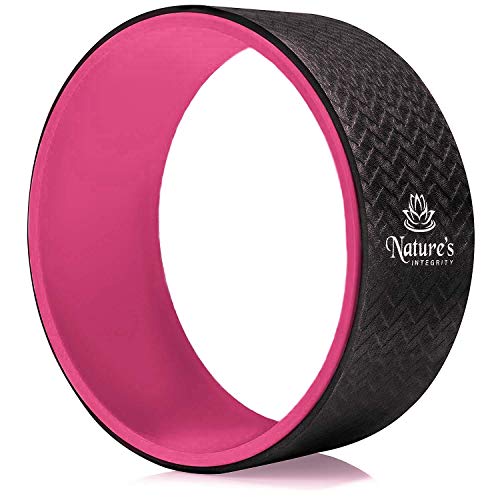 Nature's Integrity Yoga Wheel 13" [Elite Series] - for Stretching, Back Pain, Improving