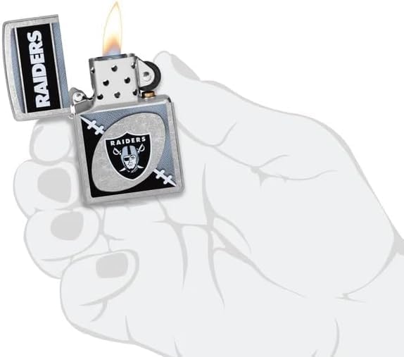 Personalized Raiders Zippo Lighter - Free Laser Engraving - Christmas, Halloween & Valentines Day Gift
