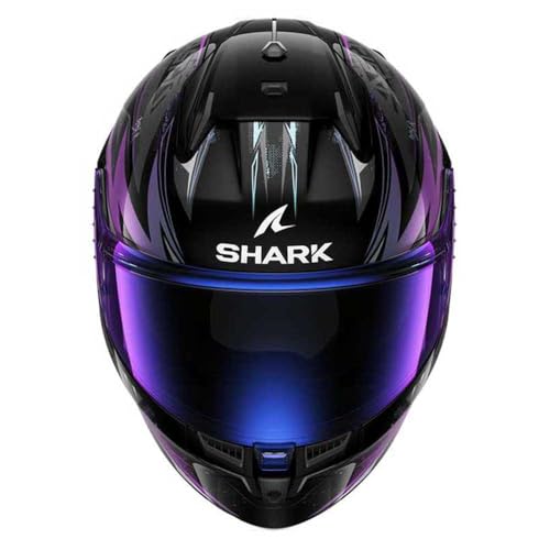 Miniatura 3 de Shark, Casco Moto Integral D-Skwal 3 Blast-R Black Blue Purple Kgx, Xl