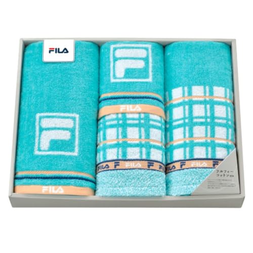 ���@���H FILA �t�B�� ���O�[�i �M�t�g �u���[�O���[��/�x�[�W�� �����O�^�I��2���A�t�F�C�X�^�I��2�� ��34×100cm�A��34×75cm �e�k�T�O�X�W