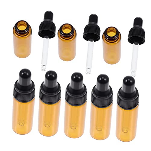 HAPINARY 20 Piezas Frasco Gotero Pequeño Agua Botellas Para Cocina Pequeños Contenedores Lavadora a Presión Aerosol De Alcohol Botella De Aceite Mini Botella Verter Dispensador Black Vidrio