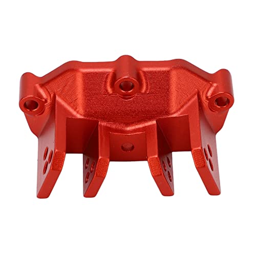 Rankomu 1/10 RC, obudowa górnego drążka kierowniczego, wspornik drążka kierowniczego ze stopu aluminium do samochodów Losi Baja Rey RC, czerwony, RC Accories