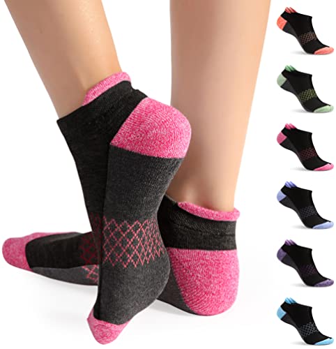 Pembrook Cute Ankle socks for Women - 6 Pairs Low Cut Socks Women | Womens Athletic Socks | Running Socks Womens | Arch Support Socks for Women | Pilates, Barre, Yoga | Calcetines Para Mujer Pembrook Cute Ankle socks for Women - 6 Pairs Low Cut Socks Women | Womens Athletic Socks | Running Socks Womens | Arch Support Socks for Women | Pilates, Barre, Yoga | Calcetines Para Mujer