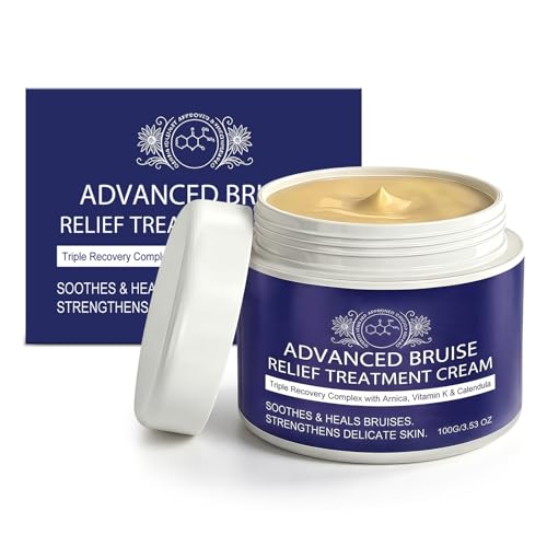 fugit Bruise Cream - Bruise Repair & Skin Arnica Bruise Cream for Thin Skin Seniors, Vitamin K C and E, Skin Renewal, 4 Oz