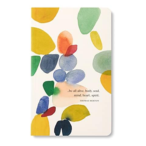 Compendium Softcover Journal - Be all alive, body, soul, mind, heart, spirit. – A Write Now Journal with 128 Lined Pages, 5”W x 8”H Cover