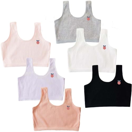 Training Bra for Girls Seamless Cami Sports Vest Cotton Bralette - Main Image