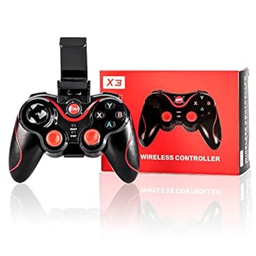 X3 Controlador de jogos Sem fio, USB Controle de Joystick Bluetooth sem fio, Gamepad sem fio para Windows PC/PS3/PS4/Switch/Android Phones/iOS/Tables/TV Boxes/Inteligentes TVs/VR