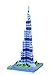 Nanoblock BRS 122 – Mini mattoncino assemblabile Puzzle 3d – Burj Khalifa grattacielo , Modelli/Colori Assortiti, 1 Pezzo