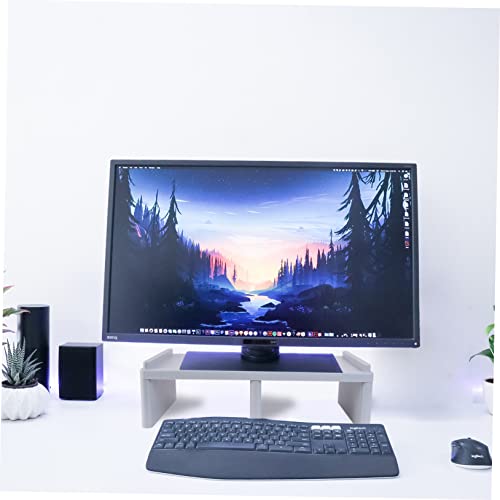 STOBAZA 1 Peça Suporte De Tela Suporte De Teclado Para Computador De Mesa Suporte De Mesa Suporte De