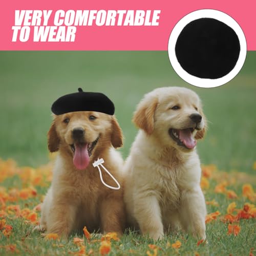 Gorra Beret para Perros Pequeños, Ajustable y Ligera miniatura 3