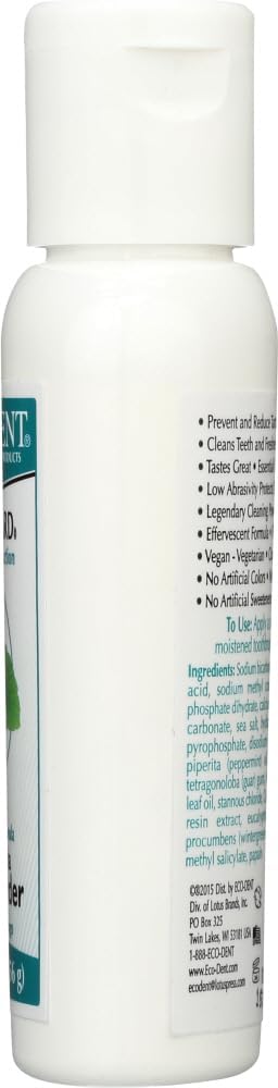 Eco-Dent Toothpowder Tartar Guard - Fresh Mint - Enzyme Cleaning Action - 2 oz (Pack of 2)