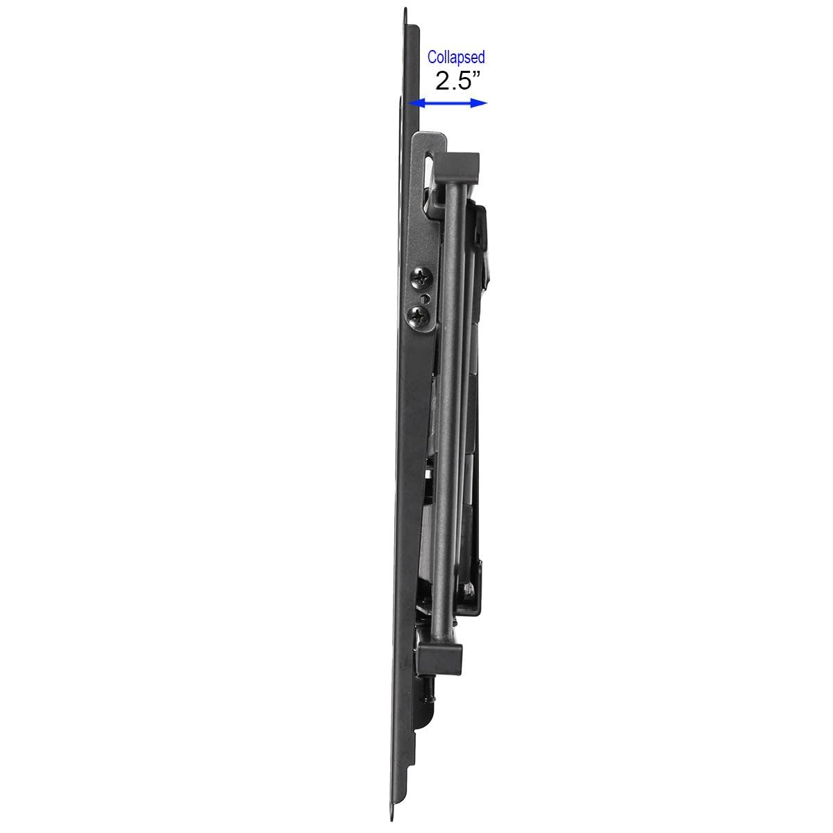 Cheetah Supporto da parete per TV a doppio braccio articolato per TV da 20-80" fino a VESA 600 e 52,2 kg, si adatta a 16", 24" borchie da parete e include un cavo HDMI da 3 m e una bolla magnetica a 3