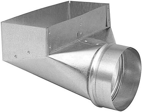 3-1/4" x 10" x 4" Angle Boot Duct