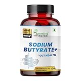 Humming Herbs Sodium Butyrate | 4in1| 120 Vegan Capsules | 1100 mg per Serving | Gut Health Complex with Sodium Butyrate, L-Glutamine, Prebiotic Inulin, Probiotic Blend – Digestive & Colon Support