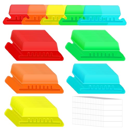File Folder Labels Tabs 100PCS Multicolor Hanging File Folder Tabs and ...