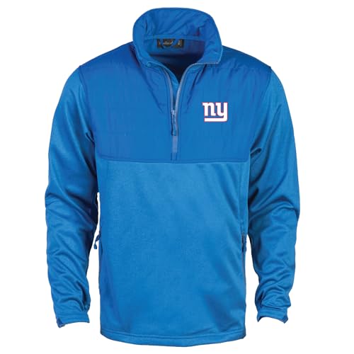 Image of Dunbrooke Pathfinder Teflon coated 1 /4 zip tech fleece with polyester shell and zippered pockets