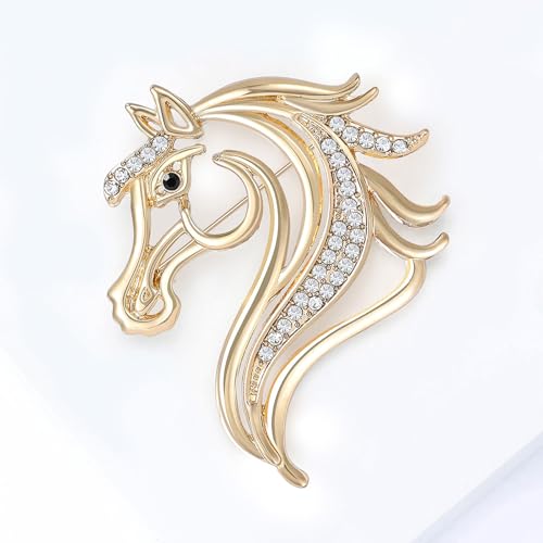Image of Animal Brooch for Men Vintage Metal Wildlife Lapel Pin Suit Jacket Badge Fashion Accessories for Men