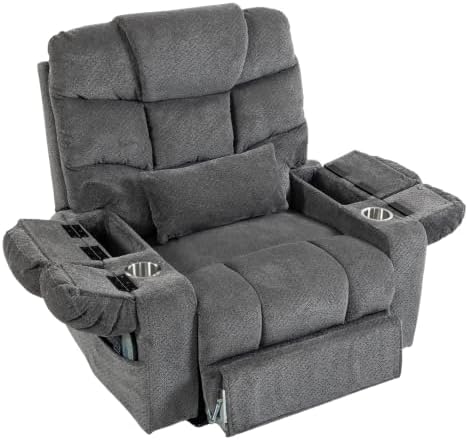 500 lbs Power Lift Recliner for Big & Tall Adults Elderly, Heavy ...
