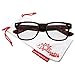 grinderPUNCH Blue Light Reading Glasses High Magnification Strong Reading Power Readers For Men Woman (Black 6.00)