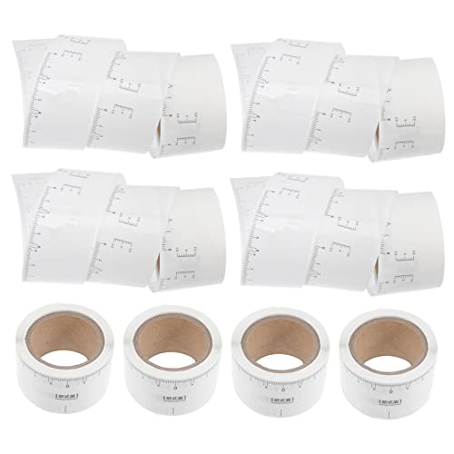 PATKAW 50 Pcs regla de medición de cejas bigudí moldeador ceja pegatinas Gel transatlántico eyebrow contouring maquillaje cejas kit de mapeo de cejas marcador de cejas Papel