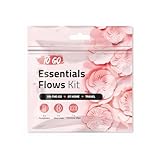 Disposable Essential Flows Period Kit for Girls and Teens - 3 Pantyliners, 2 Maxi Pads & Feminine Wipe...