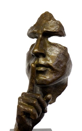 Kunst & Ambiente Silence - Modern Bronze Sculpture - Homage To Salvador Dali - Signed - Statues For Sale #TOP3