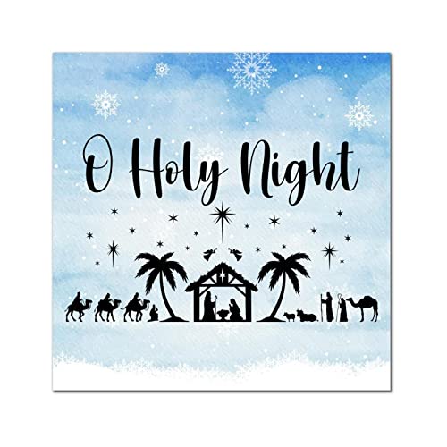 Panneau mural bois O Holy Night pour créer des souvenirs magiques en famille