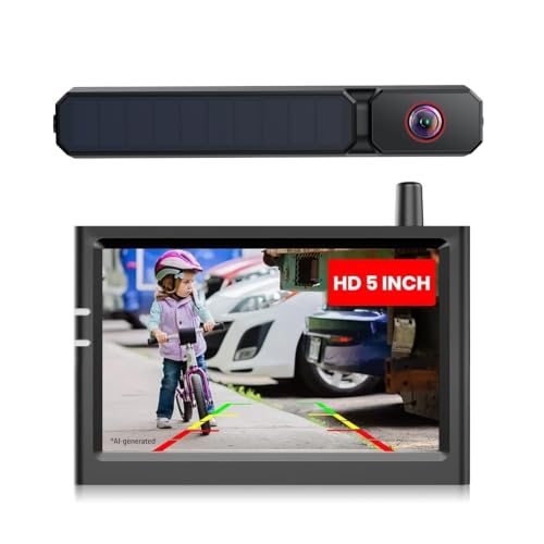 AUTO-VOX Solar Wireless Reversing Camera Kit, 3 Mins Easy Install...