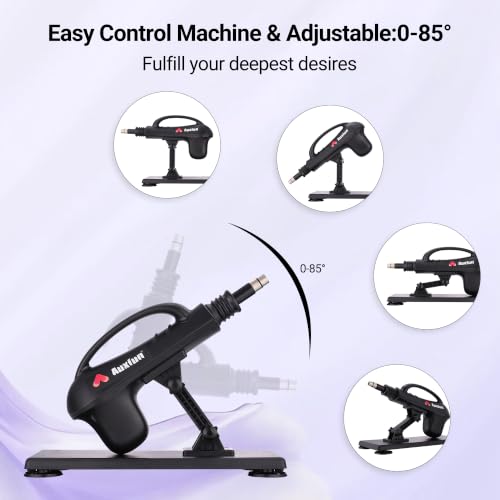 Auxfun Sex Machine Dildo with Suction Cup and Anal Butt Plug - Image 5