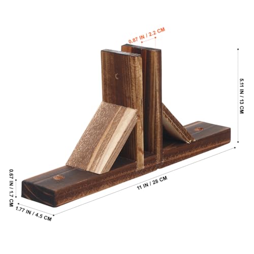 Support de clôture de jardin Happyyami | Pieds de panneau bois x2