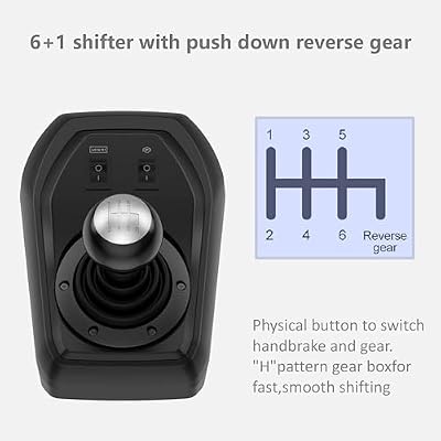 PXN V9 Gaming Steering Wheel for PC - Vibration Feedback Racing Wheel with Shifter and Pedals
