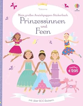Paperback Mein großes Anziehpuppen-Stickerbuch: Prinzessinnen und Feen Book
