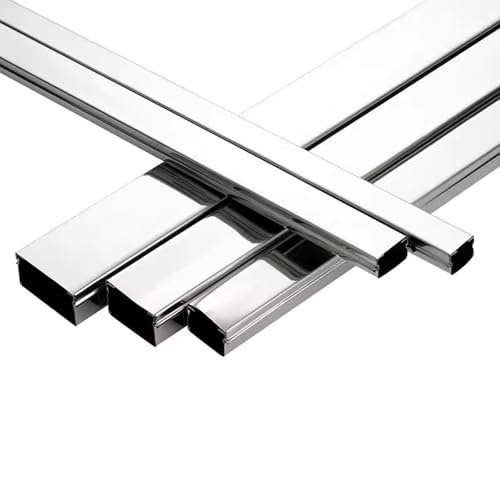 Canaleta para cables de acero inoxidable RSBFER, cuadrada, para montaje en pared o piso, impermeable y resistente a la corrosión, 1 m, 30 x 20 x 0.6 mm miniatura 5