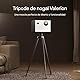 Valerion Walnuss-Stativständer für VisionMaster- und StreamMater-Laserprojektoren, 10 kg schwere Basis aus Aluminiumlegierung mit 360-Grad-Drehung